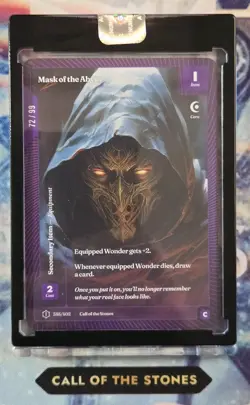 Wonders of the First, CotS - Mask of the Abyss 355/402 C, OCM /99 - Image 1