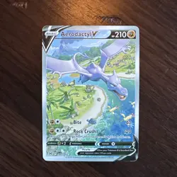 Aerodactyl V Alt Art - Lost Origin - 180/196 - Rare Illustration pokemon card - Image 1