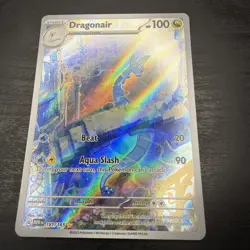 Pokemon TCG Foil Full Art Dragonair Scarlet & Violet 151 Card 181/165 NM - Image 1