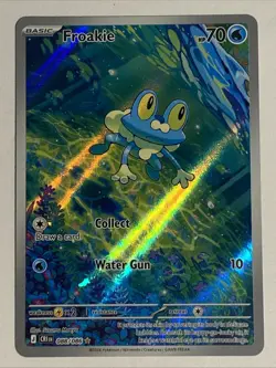 Pokemon 2-Card Lot Holo Froakie 088/086 & Frogadier 089/086 TCG full art - Image 2