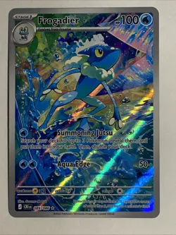 Pokemon 2-Card Lot Holo Froakie 088/086 & Frogadier 089/086 TCG full art - Image 4