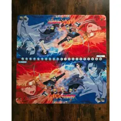 Naruto Boruto Card Game TCG Chrono Clash Systerm Cloth RARE Playmat - Image 1