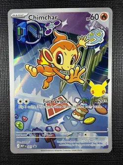 NM Pokemon Chimchar MEP Promo Stamped Holo 041 promo card. 4 - Image 1