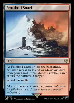 MTG Frostboil Snarl ** Tales of Middle-earth Commander ** English - Image 1