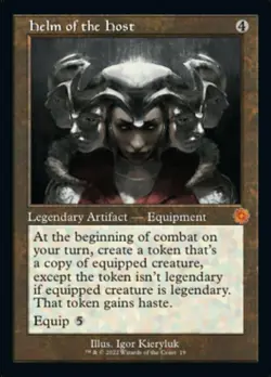 Light Play x 1 Helm of the Host - Foil - Retro Frame The Brothers' War Retro Art - Image 1