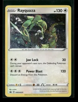 Rayquaza SWSH029 Holo Sword & Shield Promo NM/M Pokemon - Image 1