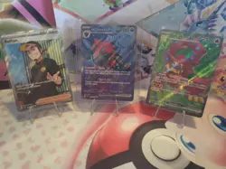 Lot of 3 Pokemon Journey Together Illustration Rare Full Art Cards Near Mint - Image 1