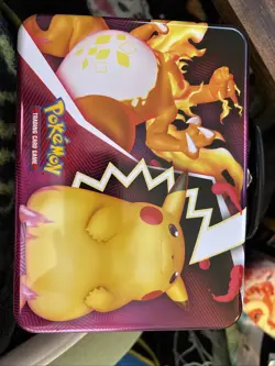 Charizard & Pikachu VMAX Official Pokemon Collector's Lunchbox Tin - Image 1