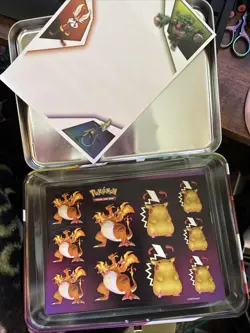 Charizard & Pikachu VMAX Official Pokemon Collector's Lunchbox Tin - Image 2