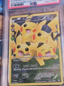 2016 POKEMON XY FA/PIKACHU GEN. RADIANT COLLECTION #RC29 PSA GRADED 8 - Image 2