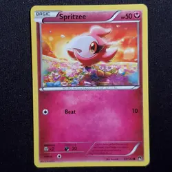 Spritzee 84/122 Common BREAKpoint Pokemon Heavily Played - Image 1