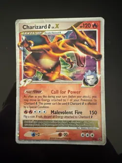 2009 Pokemon D & P Charizard GLV.X Black Star Promo- Holo - Image 1