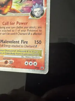 2009 Pokemon D & P Charizard GLV.X Black Star Promo- Holo - Image 3