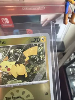 Pokemon Pikachu Sword & Shield 153/202 reverse holo 70 HP Tail Smack Tiny Bolt - Image 3