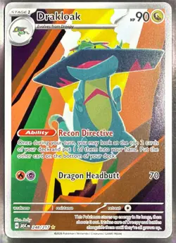 Pokemon Drakloak 248/217 Illustration Rare Ascended Heroes Pack Fresh NM - Image 3