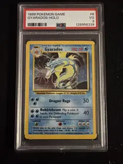 1999 Pokemon Game Gyrados Holo PSA 3 - Image 1