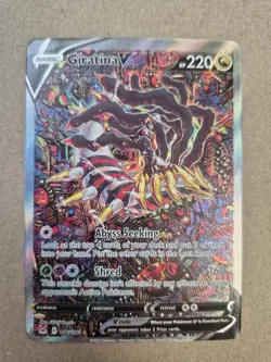 Giratina V Alternate Full Art Holo Ultra Rare 186/196 Lost Origin English - Image 1