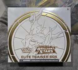 Brilliant Stars Elite Trainer Box Factory Sealed Pokemon Sword & Shield ETB - Image 1