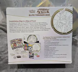 Brilliant Stars Elite Trainer Box Factory Sealed Pokemon Sword & Shield ETB - Image 3