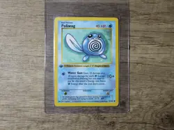 Poliwag 59/102 • Base Set 1st Edition Shadowless Common • Near Mint NM Pokemon T - Image 1
