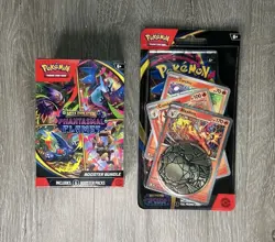 Pokemon Phantasmal Flames Booster Bundle + Blaziken Blister Pack NEW SEALED - Image 1