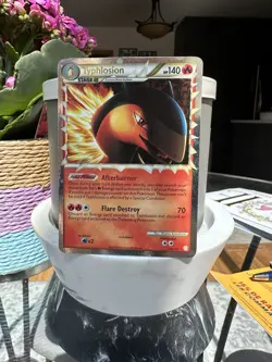 Pokemon Heartgold & Soulsilver Typhlosion Prime 110/123 Holo, LP - Image 1