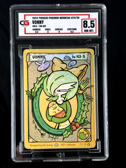 Gardevoir CG 8.5 Pokkedo CGC PSA Pokemon Fanart Non TCG 2024 - Image 1