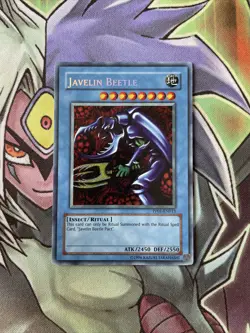 PP01-EN013 Javelin Beetle Secret Rare Misprint UNL Edition NM Yugioh Card - Image 1
