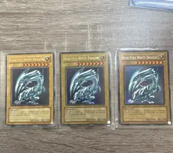 Konami Yu-Gi-Oh! Blue-Eyes White Dragon SDK-001 1st Ed x3 Starter Kaiba - Image 1