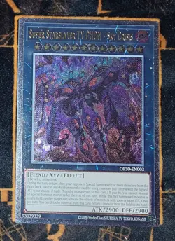 YUGIOH Super Starslayer TY-PHON - Sky Crisis (OP30-EN003) Ultimate Rare NM - Image 1