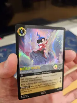2024 DISNEY D23 EXPO LORCANA MICKEY MOUSE PLAYFUL SORCERER AND SEALED PROMO BOX - Image 2