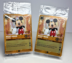 2 Disney Lorcana Mickey Mouse True Friend PUZZLE PROMO 36/P2 SEALED Glimmer Foil - Image 1