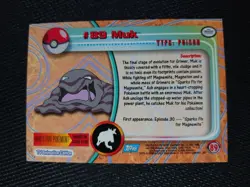 Pokemon - Topps 1999 - #89 Muk - Non Holo - Blue Logo - WTP Hitmonlee - Image 2