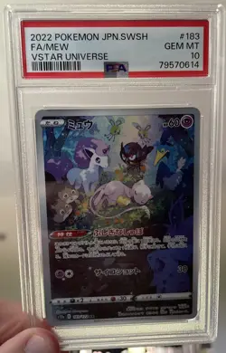 Mew 183/172 S12a: Vstar Universe Holo (Japanese) Pokemon PSA 10 - Image 1