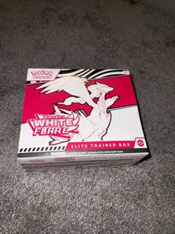 Pokemon TCG White Flare ETB Elite Trainer Box Factory Sealed Scarlet Violet - Image 1