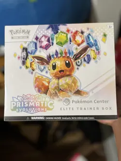 Pokemon Center Exclusive Prismatic Evolutions TCG Elite Trainer Box ETB Sealed - Image 1