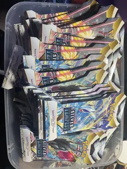 10 Pokemon Silver Tempest Sleeved Booster Packs - Image 3