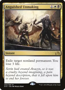 MTG Magic the Gathering Anguished Unmaking (242/356) Shadows over Innistrad MP - Image 1