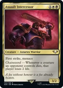 1x Assault Intercessor - Universes Beyond: Warhammer 40,000 Near Mint - MTG - Image 1