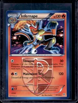 2013 Pokemon Black & White Plasma Storm Infernape #17/135 - Image 1