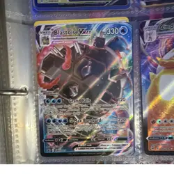Blastoise VMAX 18/163 Holo Water Sword & Shield Pokemon TCG Card English - Image 1