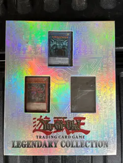 Yu-Gi-Oh Trading Card Game Legendary Collection Binder Iridescent w/ CARDS 1996 - Image 1