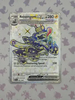 Pokemon TCG Revavroom EX Card 081/064 SV Shrouded Fable Special Illustration NM - Image 1