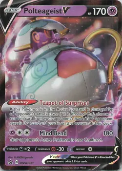 Polteageist V Holo Promo SWSH: Sword & Shield Promo Cards SWSH021 HP - Image 1