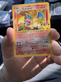 Charizard Holo 4/102 Celebrations: Classic Coll. Pokemon Card TCG NM - Image 1