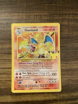 Charizard 4/102 Celebrations Classic Collection Holo Card Near Mint Condition - Image 1