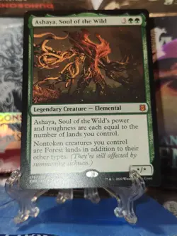 MTG Ashaya, Soul of the Wild Zendikar Rising 179/280 NM - Image 1