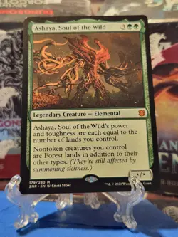 MTG Ashaya, Soul of the Wild Zendikar Rising 179/280 NM - Image 2