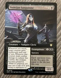 Stensian Sanguinist (Extended Art) Commander: Secrets of Strixhaven Regular - Image 1