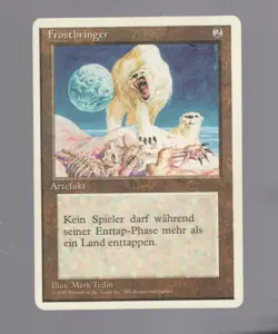 Winter Orb GERMAN FROSTBRINGER White Border FWB 4th Edition LP MTG magic - Image 1